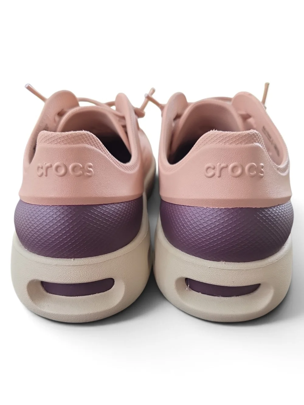 CROCS Women's InMotion LiteRide Heel Block Pacer Pink Caramel Size 9